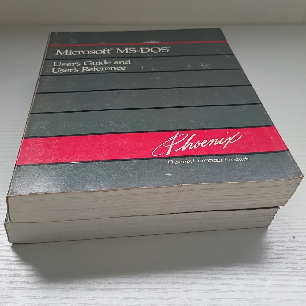 Phoenix MS-DOS and GW-BASIC User's Guide User's Reference Manuals - 1988 - Picture 7 of 13